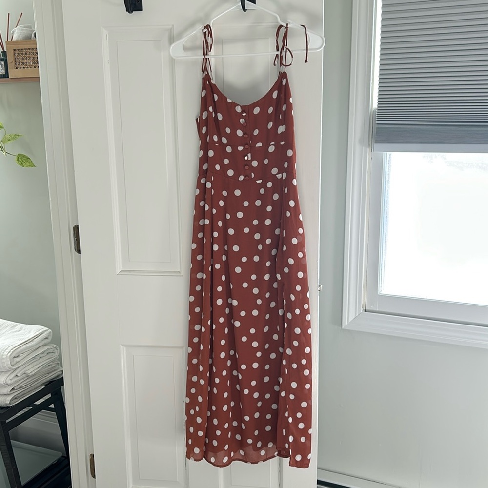 Abercrombie polka dot dress